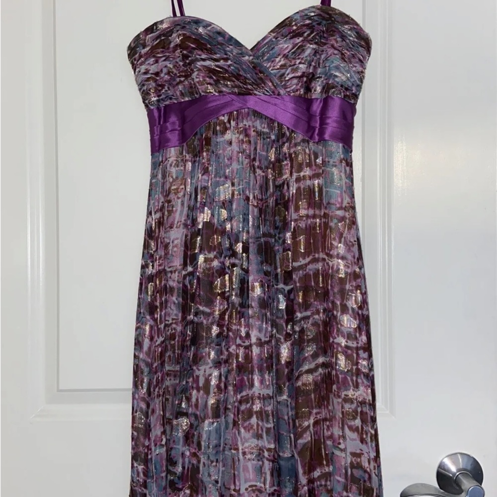 BCBG strapless gown size 0